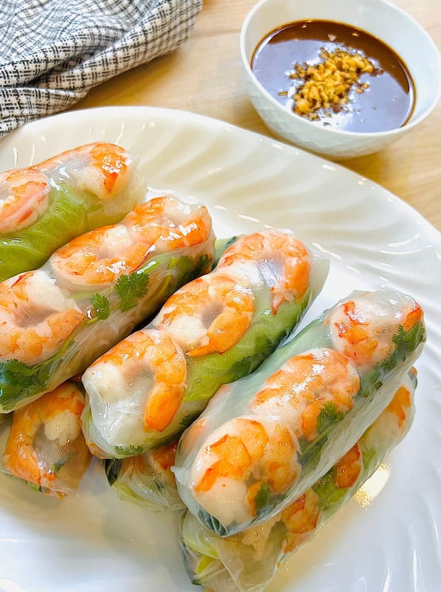 Shrimp Spring Rolls.