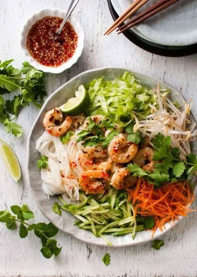 Shrimp Vermicelli Bowl.
